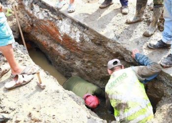 Cierres parciales en la Miguel Hidalgo por reparación de fuga de agua potable