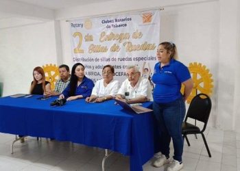 Anuncian Clubes Rotarios de Tabasco la 2ª Edición de entrega de sillas de ruedas especiales