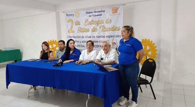 Anuncian Clubes Rotarios de Tabasco la 2ª Edición de entrega de sillas de ruedas especiales