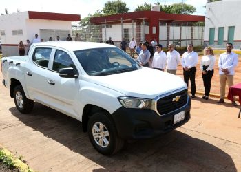 FGE entrega vehículos adquiridos con recursos del FASP 2024 para fortalecer la seguridad en Tabasco