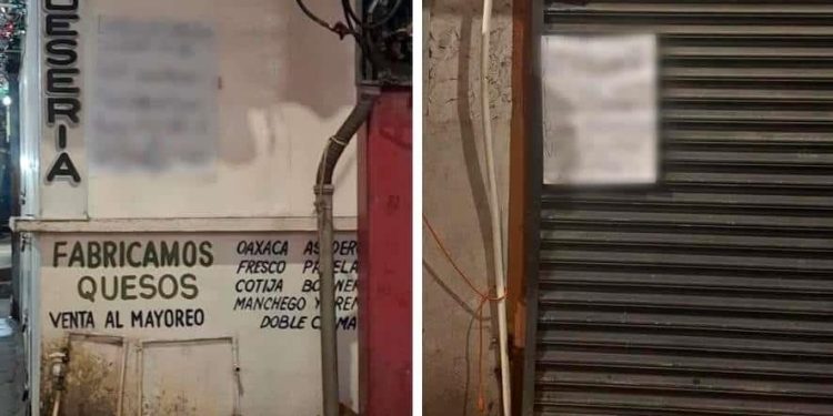 Aparecen cartulinas con mensajes amenazantes en Mercado Jesús Taracena