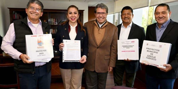 Ediles de Centla, Nacajuca y Paraíso gestionan recursos para obras en 2025 en la Cámara de Diputados