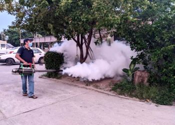 Secretaría de Salud intensifica fumigación terrestre contra el dengue en Tabasco