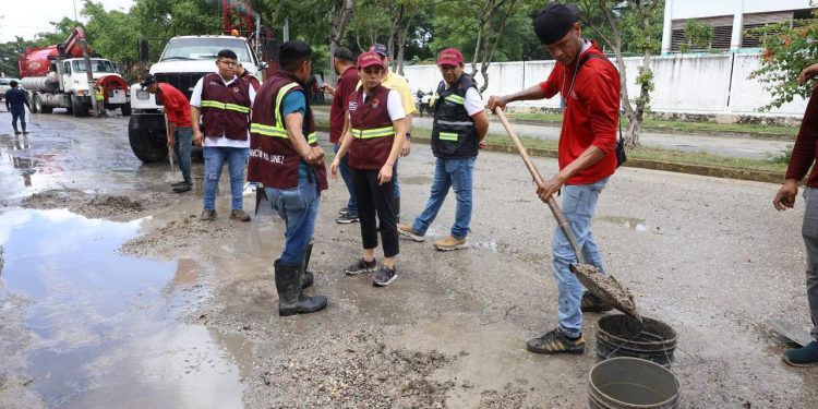 Refuerza Ana Paty Peralta trabajos preventivos de servicios públicos