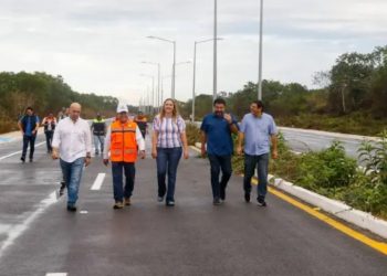 Cecilia Patrón Laviada anunció la apertura y entrega de obras de nuevas vialidades en Sodzil Norte