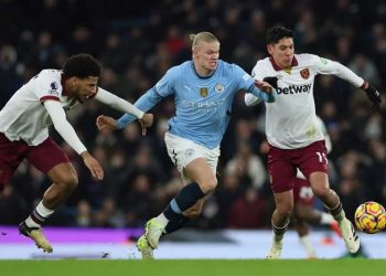 El Manchester City aprovechó su primer partido de 2025 golea a Edson Álvarez y al West Ham