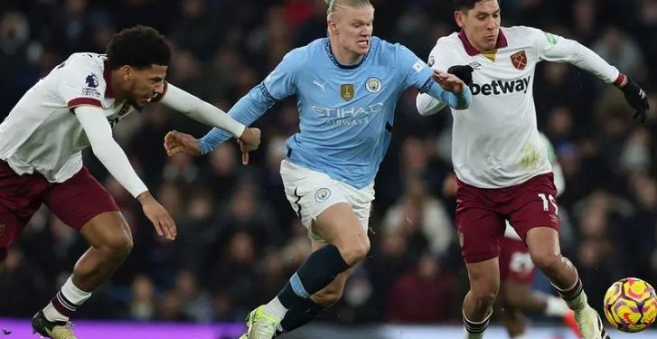 El Manchester City aprovechó su primer partido de 2025 golea a Edson Álvarez y al West Ham
