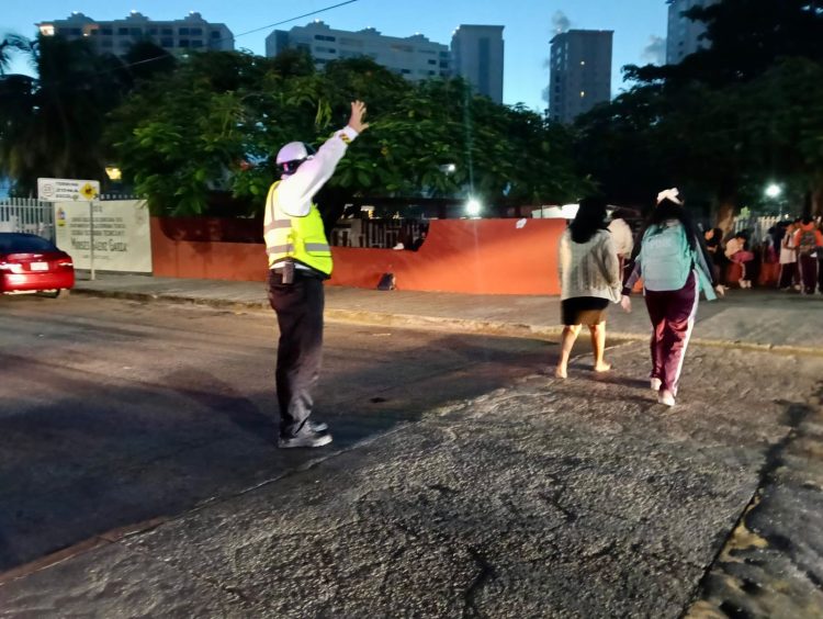 Se activo operativo especial para garantizar la seguridad de niñas, niños y adolescentes en su regreso a clases