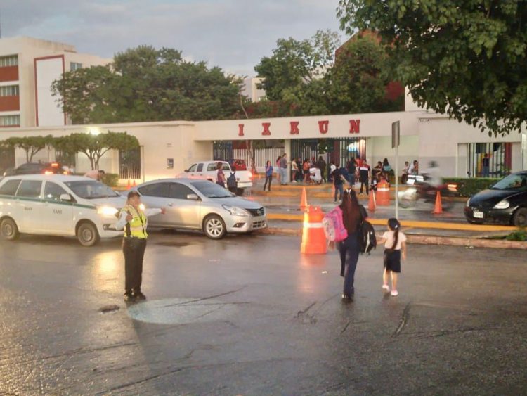 Se activo operativo especial para garantizar la seguridad de niñas, niños y adolescentes en su regreso a clases