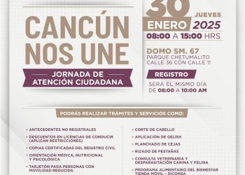 Invita gobierno de BJ a primera jornada de atención ciudadana 2025