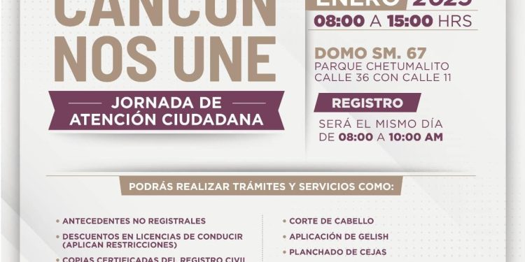 Invita gobierno de BJ a primera jornada de atención ciudadana 2025