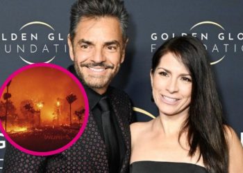 Eugenio Derbez y Alessandra Rosaldo evacuan su hogar tras incendios forestales en California