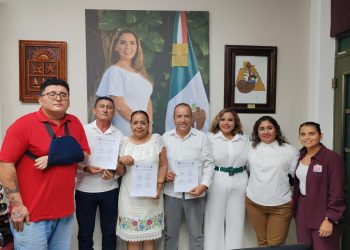 Firma STyPS convenios de colaboración con Ayuntamientos de Bacalar y José María Morelos