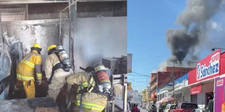 Se incendia bodega de semillas cerca del mercado Pino Suárez