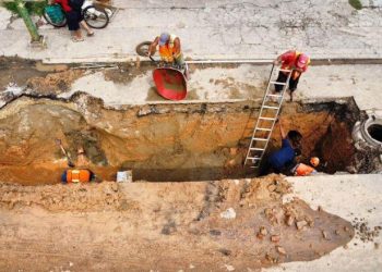 Reemplazarán tubería dañada en la avenida 16 de Septiembre en Centro