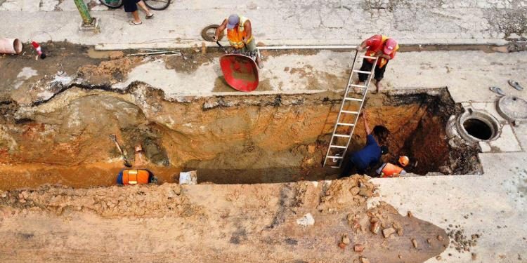 Reemplazarán tubería dañada en la avenida 16 de Septiembre en Centro