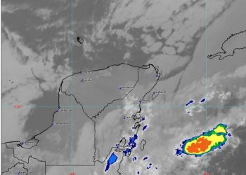 Frente frío Núm 24 se extiende en el mar Caribe