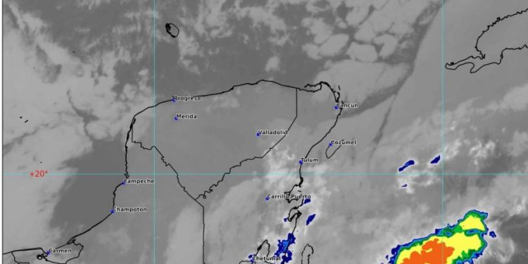 Frente frío Núm 24 se extiende en el mar Caribe