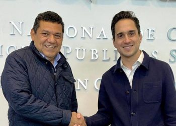 Javier May se reúne con director de Banobras en CDMX para impulsar desarrollo de Tabasco