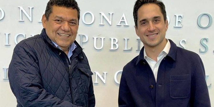 Javier May se reúne con director de Banobras en CDMX para impulsar desarrollo de Tabasco