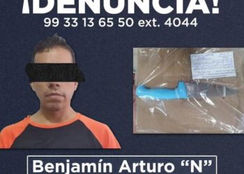 Detienen en flagrancia a sujeto por feminicidio en grado de tentativa en Tamulté de las Barrancas