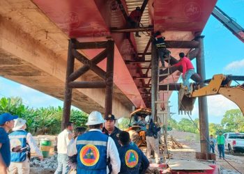 Obrero sufre accidente durante apertura de ampliación del puente Grijalva II