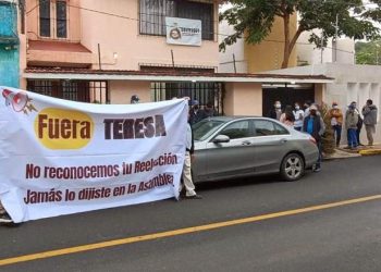 Protestas en el SUITISSET: Exigen salida de la secretaria general Teresa García
