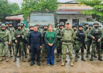 Fuerzas federales refuerzan la seguridad en Huimanguillo