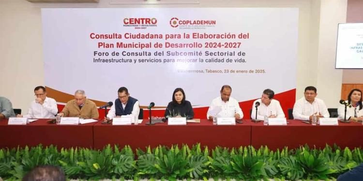Centro concluye mesas de trabajo para el Plan Municipal de Desarrollo 2024-2027