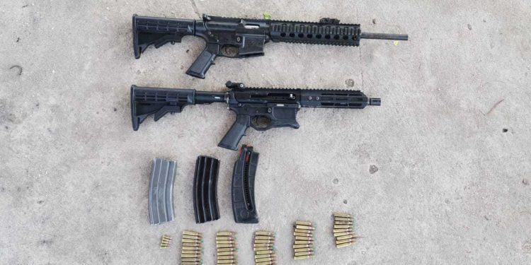 Decomisan armas de grueso calibre en Comalcalco y Nacajuca