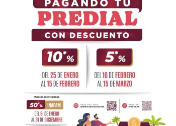 Invita gobierno de BJ a última etapa de descuento en predial