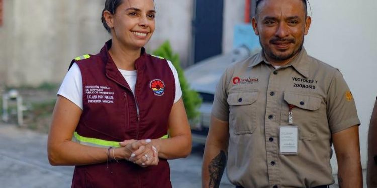 Supervisa Ana Paty Peralta acciones de descacharrización en la ciudad