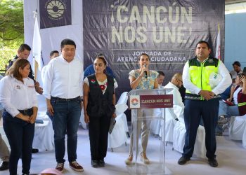 Anuncia Ana Paty Peralta proyecto para reencarpetamiento de Av. Bonampak
