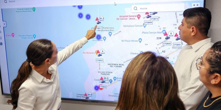 Verifica Ana Paty Peralta total operatividad de las unidades verdes en Cancún