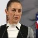 Claudia Sheinbaum espera llegar a un acuerdo con Estados Unidos para evitar la aplicación de aranceles del 25 %