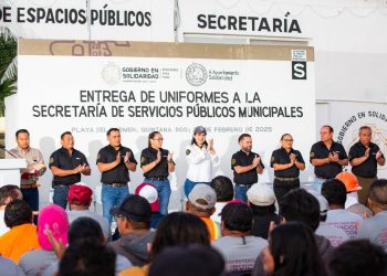 Con 86 mil toneladas de basura recolectadas desde que inició este gobierno, la Secretaría de Servicios Públicos hace brillar a Solidaridad: Estefanía Mercado