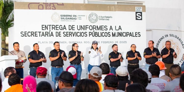 Con 86 mil toneladas de basura recolectadas desde que inició este gobierno, la Secretaría de Servicios Públicos hace brillar a Solidaridad: Estefanía Mercado