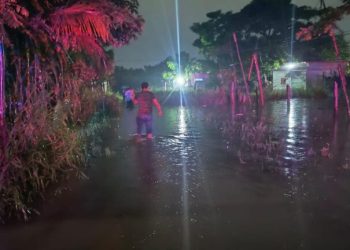 Lluvias del frente frío 25 provocan anegaciones en Nacajuca