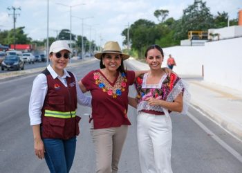Mara Lezama y Ana Paty Peralta entregan a cancunenses transformada avenida Politécnico tras la rehabilitación