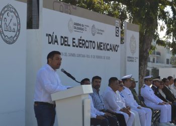 Conmemoran en Solidaridad el “Día del Ejército Mexicano”