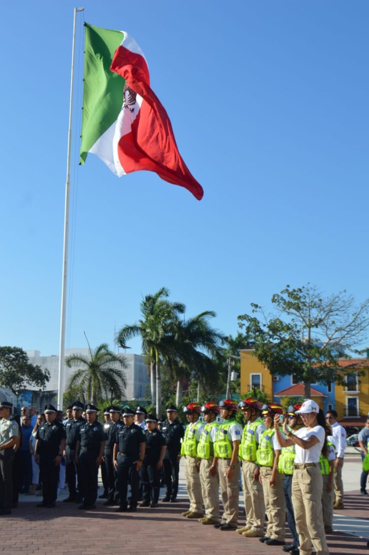 Conmemoran en Solidaridad el “Día del Ejército Mexicano”
