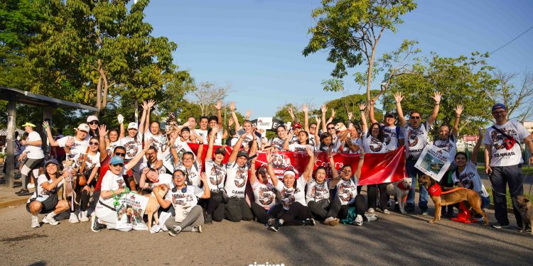 La Quinta Caminata y perRun superó las 400 familias inscritas en Villahermosa