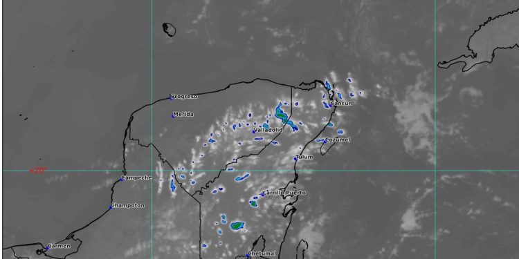Prevén cielo nublado en Quintana Roo