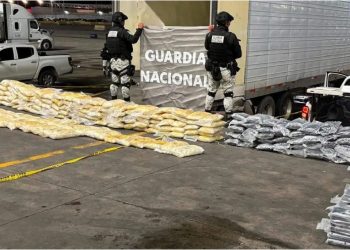 Guardia Nacional decomisa media tonelada de droga en Tijuana