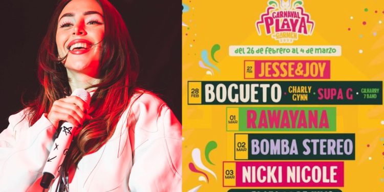 Nicki Nicole asistirá al Carnaval de Playa del Carmen