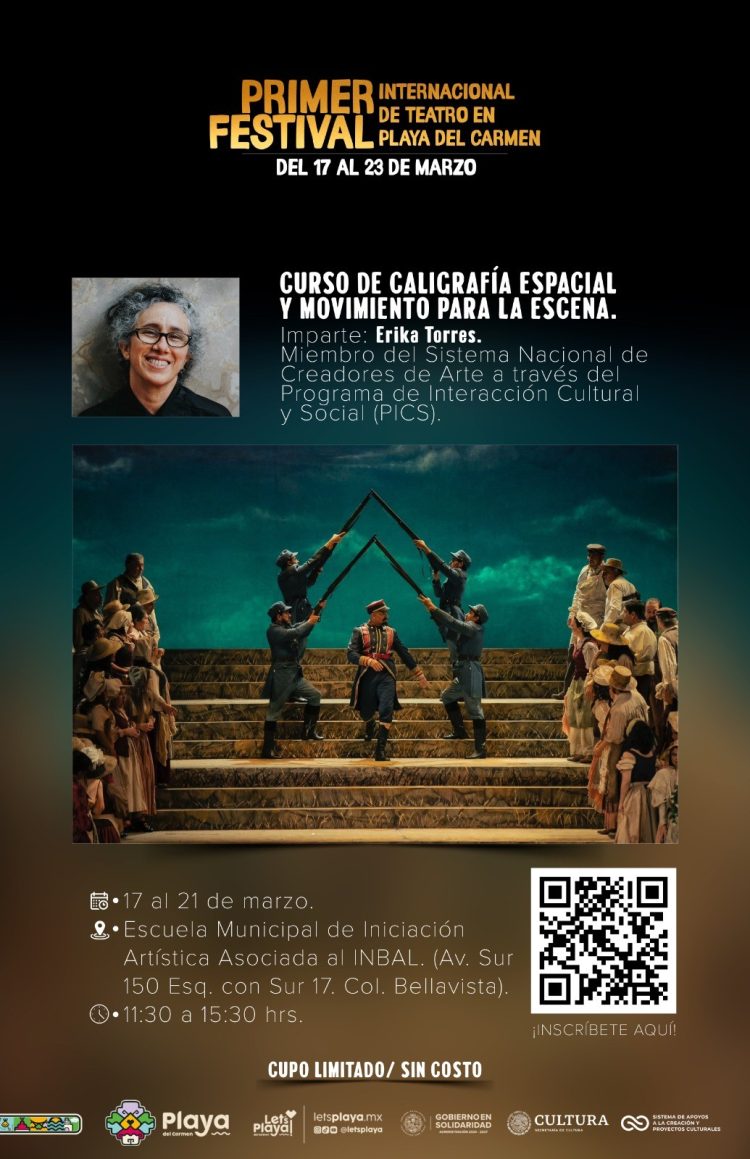 Anuncia IMCAS cursos y talleres en el marco del Festival Internacional de Teatro