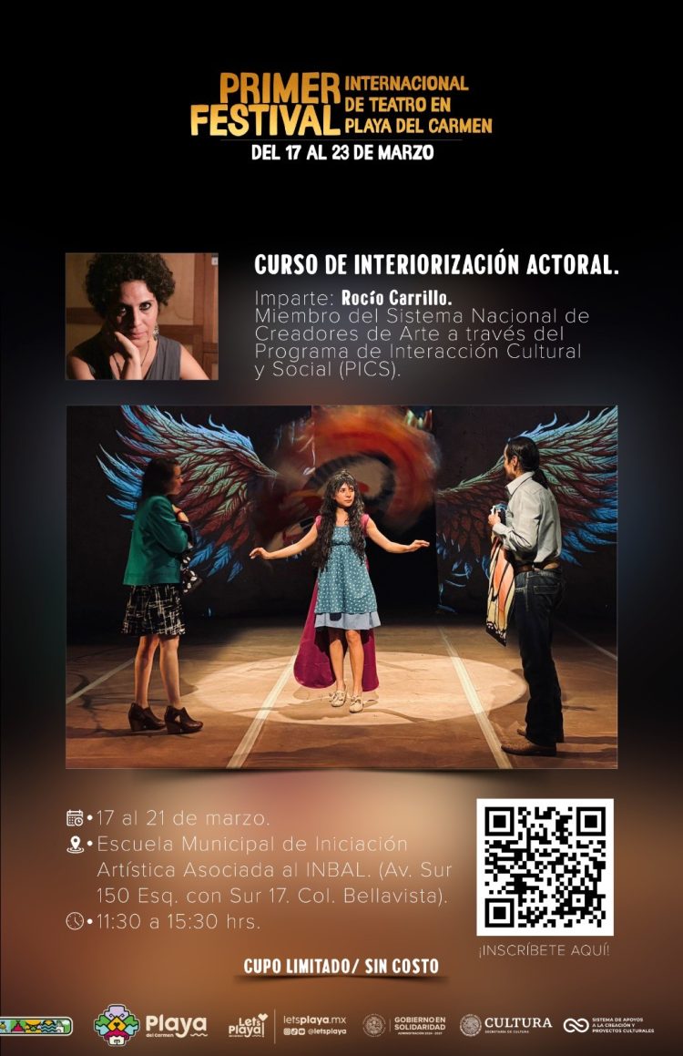 Anuncia IMCAS cursos y talleres en el marco del Festival Internacional de Teatro
