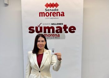 Reafirma Anahí González compromiso de luchar por el pueblo, se reafilia a Morena