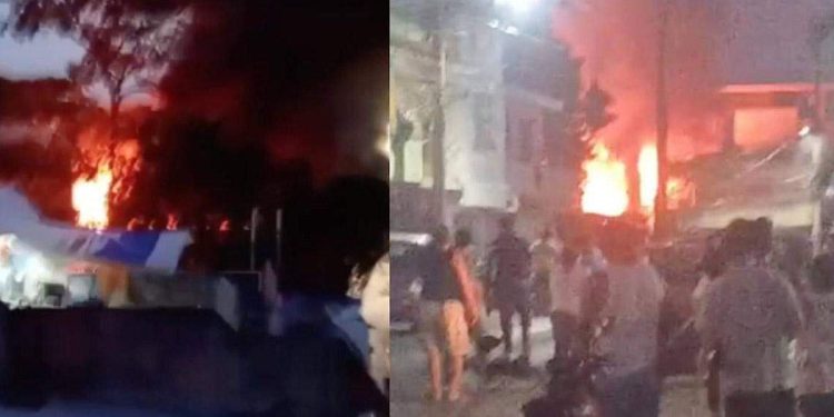 Incendio consume carpintería en Guadalupe Borja, Centro