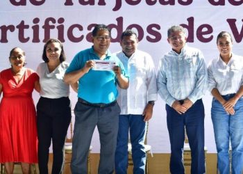 Avance del 97% en la entrega de tarjetas para pensiones de hombres de 63 y 64 años en Tabasco